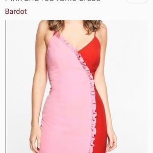 Bardot Color Block Dress